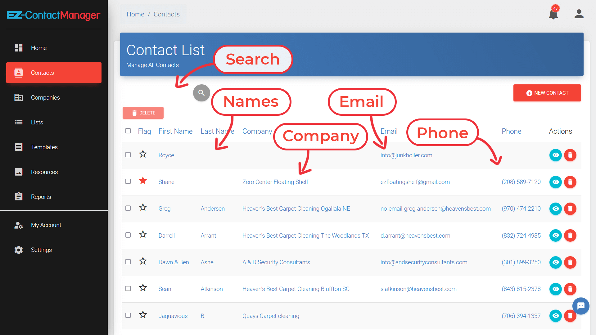 How to Find Customer Contacts EZ-ContactManager