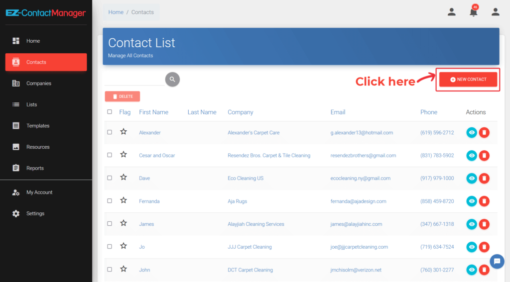 How To Add New Contacts in EZContactManager EZContactManager